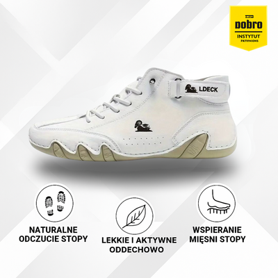 Alpaka | Ergonomiczny, wodoodporny, skórzany but barefoot odciążający stopy