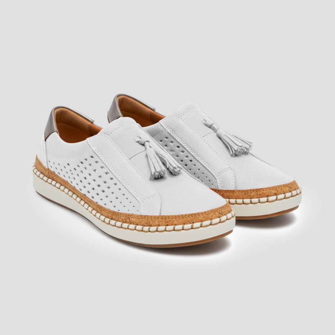 Zelda | Tassel Slip-On Flats