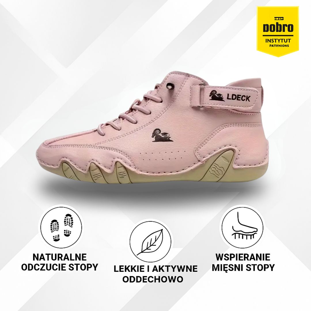 Alpaka | Ergonomiczny, wodoodporny, skórzany but barefoot odciążający stopy