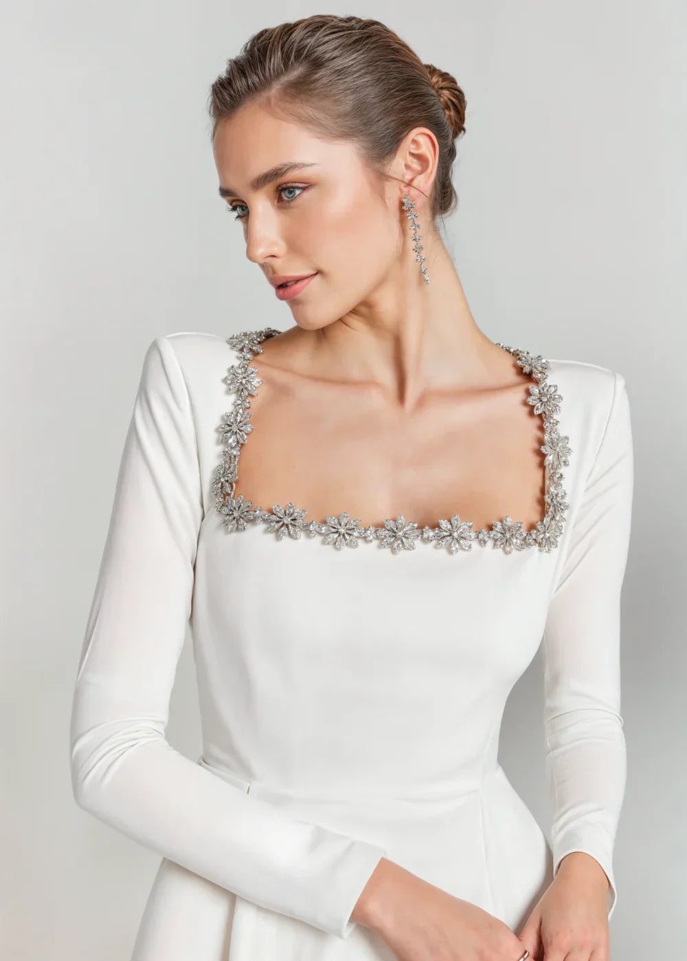 Nomi | Sukienka mini z weluru