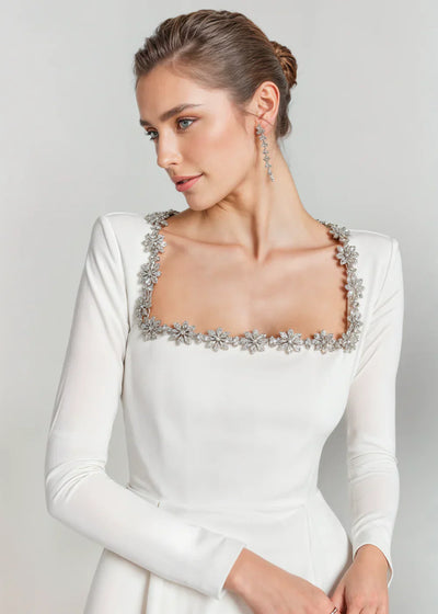 Nomi | Sukienka mini z weluru