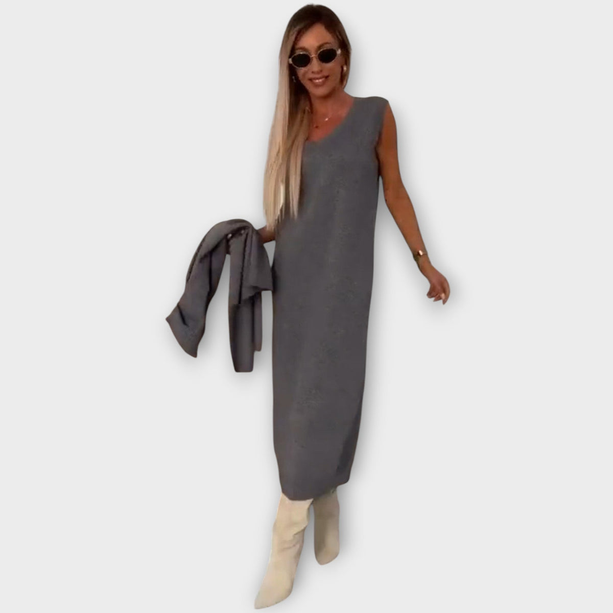 Luxe Knit Sweater and Skirt Set
