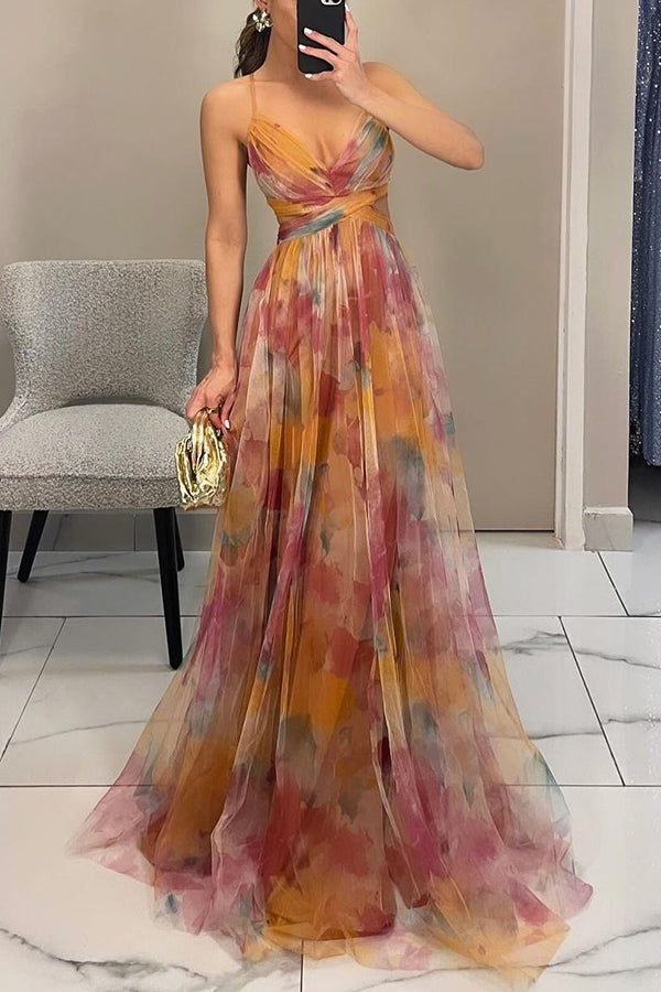 Florence™ | Elegancka i uniwersalna sukienka maxi w kwiaty
