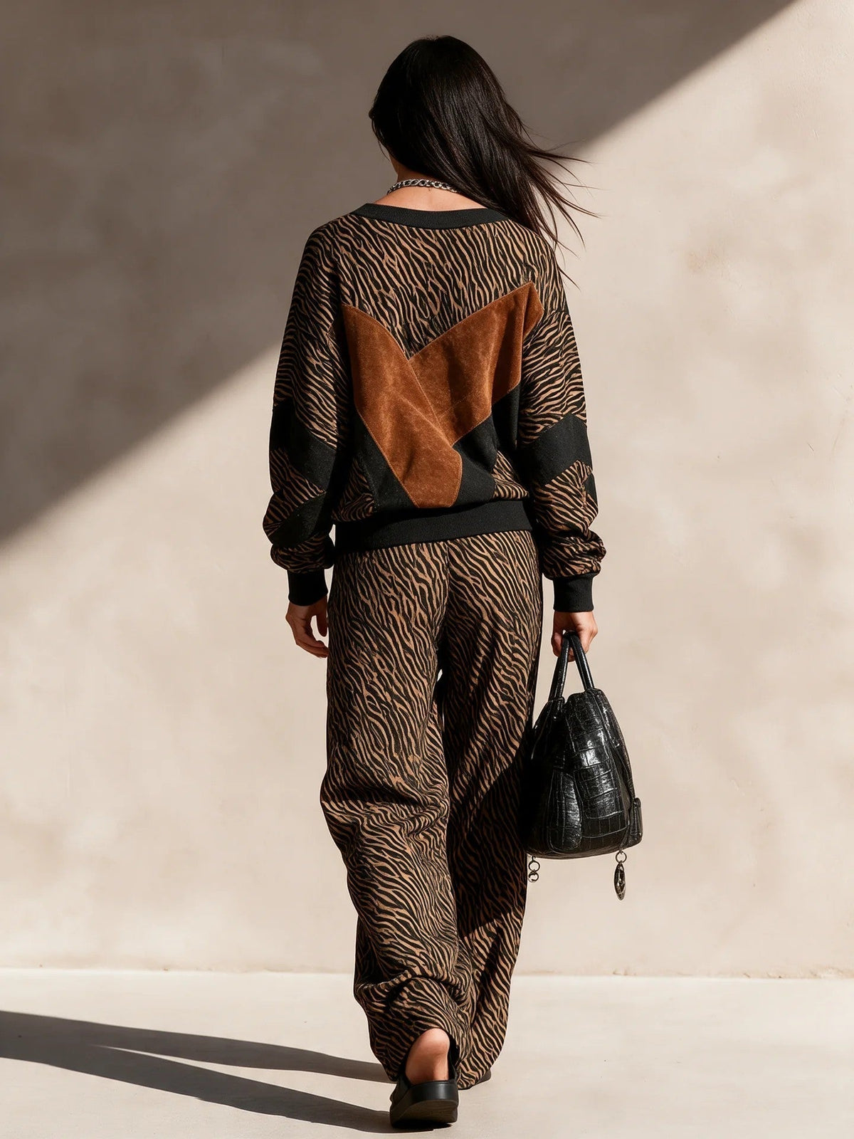 Jorie - Coordinated animal print set with a soft touch