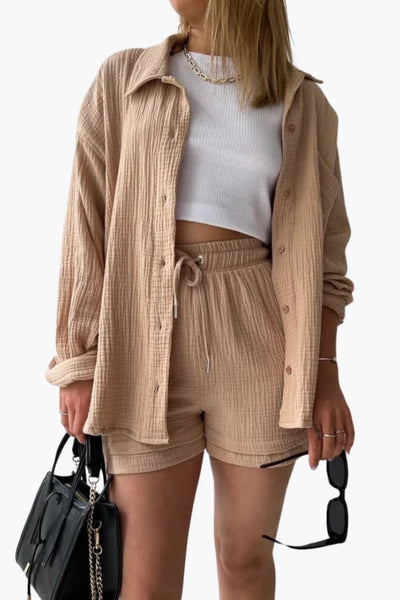 Aurélie | Elegancki i swobodny zestaw dwóch części