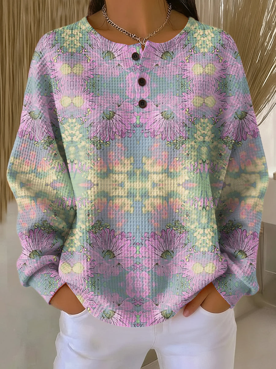 Alma | Women's Ethnic Floral Pattern Jumper