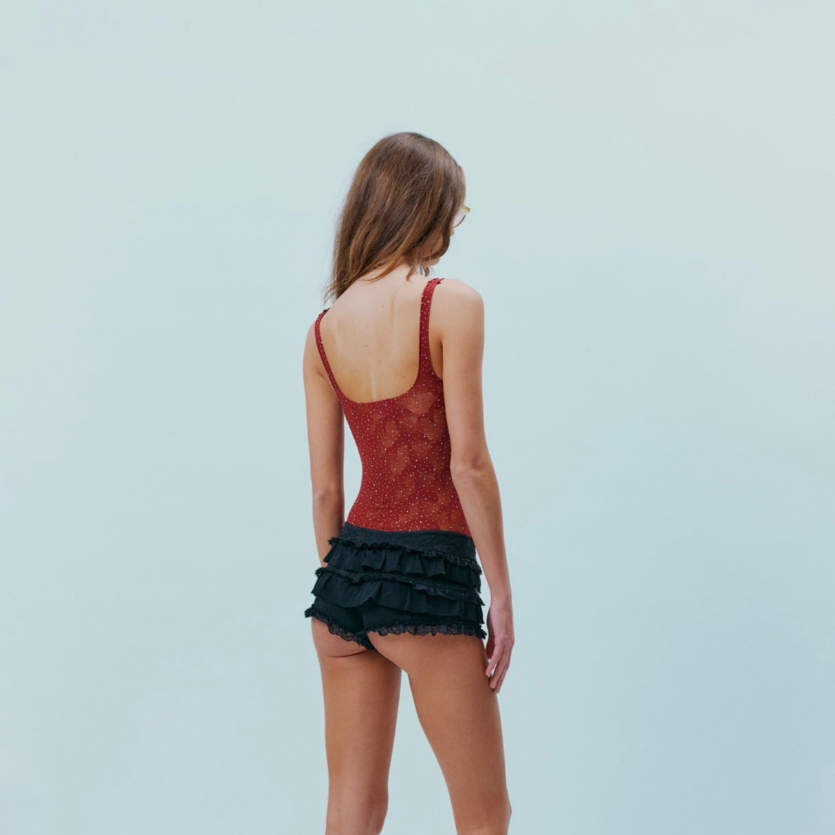 Orelie | Body Damskie Dolphin Bordeaux