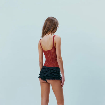 Orelie | Body Damskie Dolphin Bordeaux