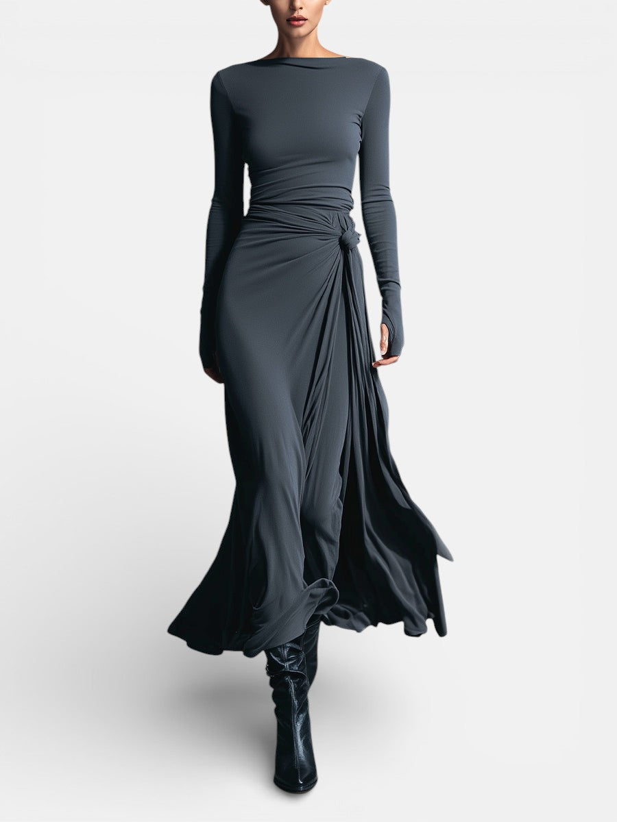 Naiara ❘ Maxi dress with side knot
