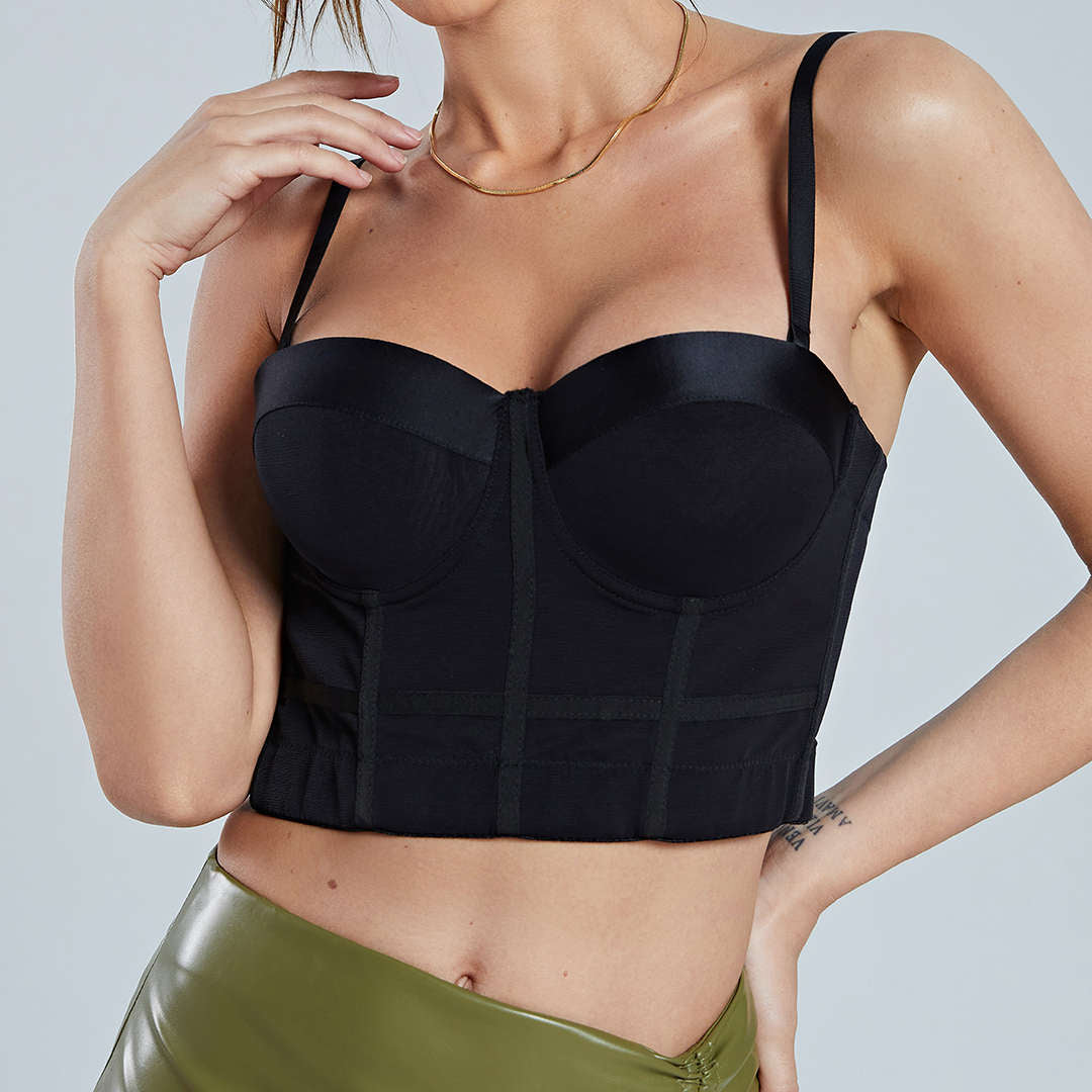 Despina | Top z miseczkami i siateczką