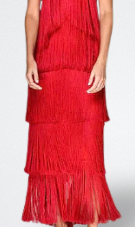 Sahara | Sukienka z Frędzlami