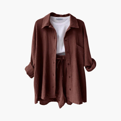 Aurélie | Elegancki i swobodny zestaw dwóch części