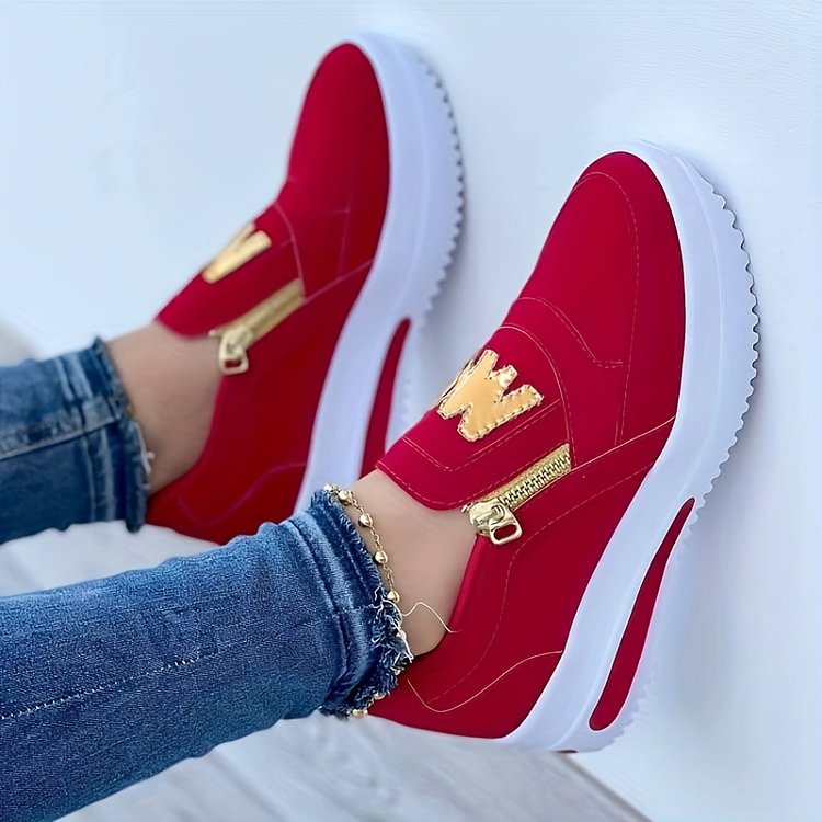 Ovelia - Platform Slip-On Sneakers