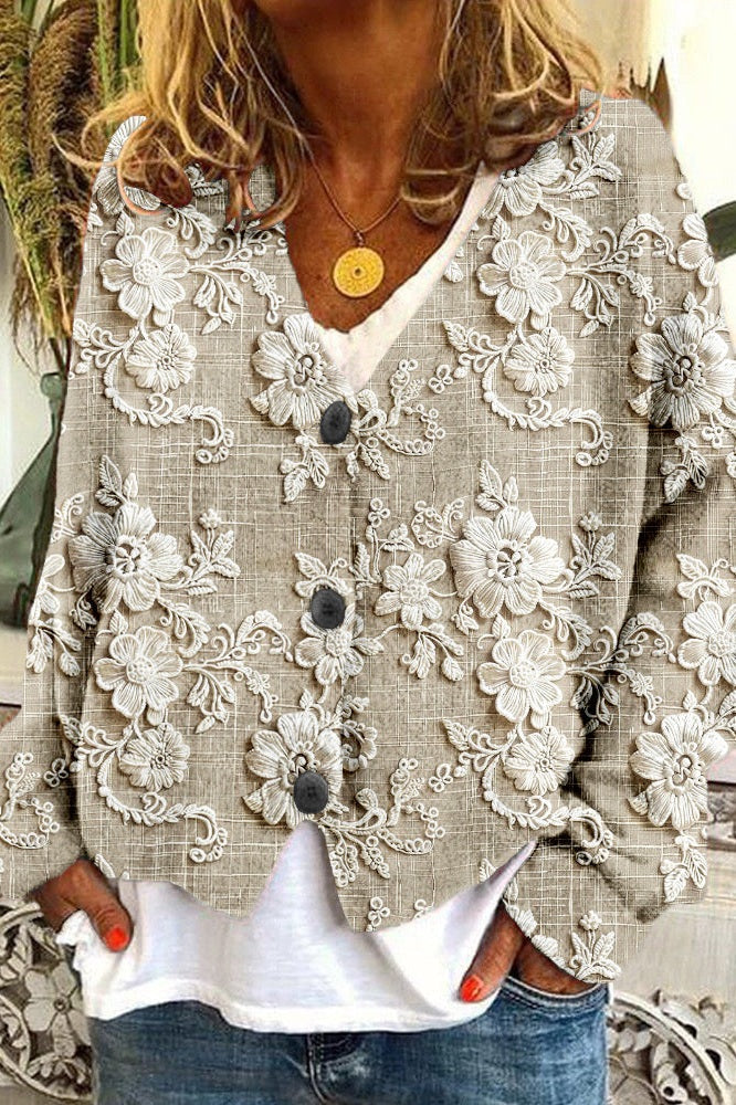 Wiktor | Cardigan z Filo di Petali