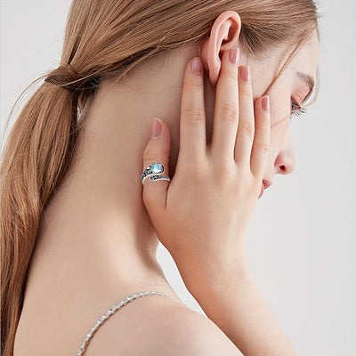 Pierścionek Maude z kamieniem księżycowym