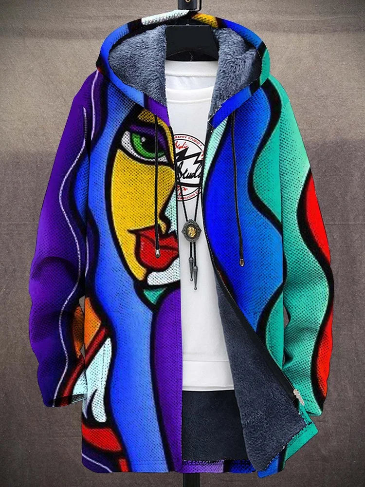 Allira™ - Luxurious Zip-Up Hoodie with Artistic Inspiration