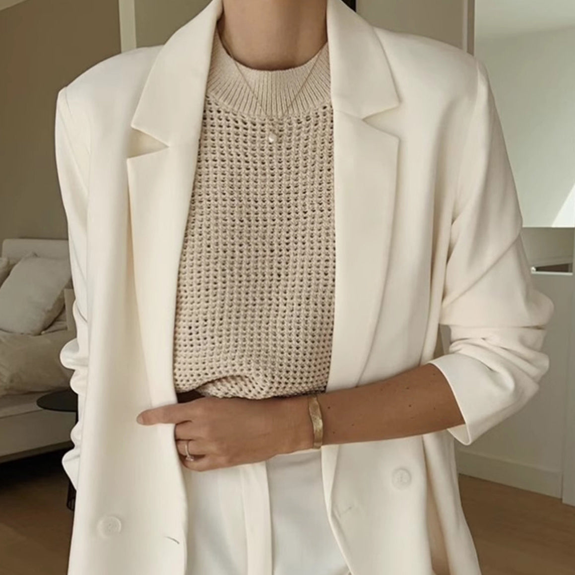 Vega | Dzianinowy Top bez Rękawów