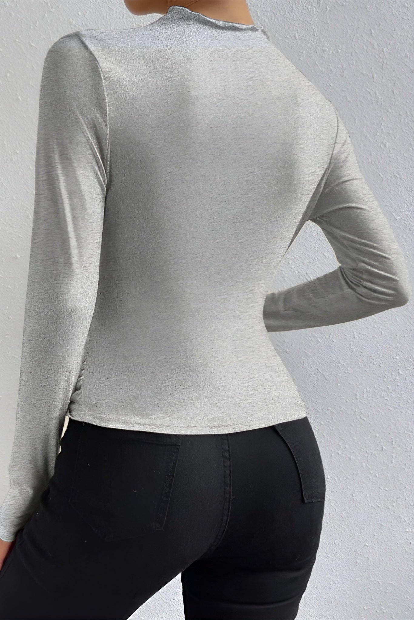 Ariadne | Koszula z długim rękawem z marszczeniem