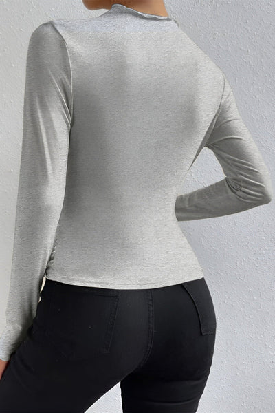 Ariadne | Koszula z długim rękawem z marszczeniem