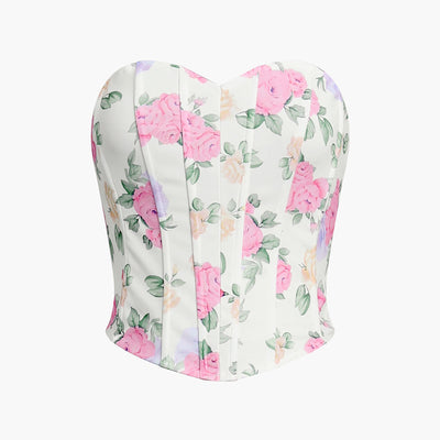 Vienne | Koralikowy Gorset z Dekoltem w Kształcie Serca