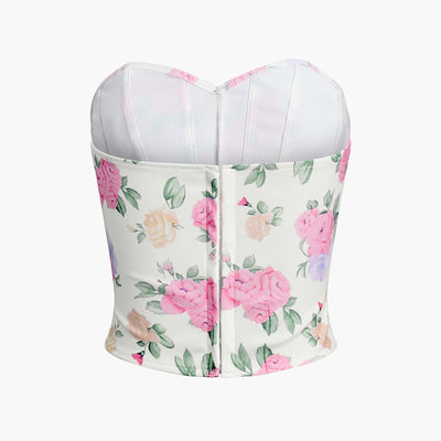 Vienne | Koralikowy Gorset z Dekoltem w Kształcie Serca