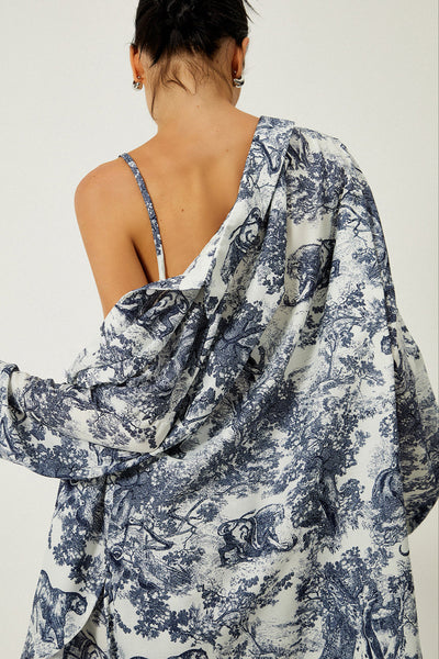 Beatrice | Zestaw trzech części w kwiatowy wzór