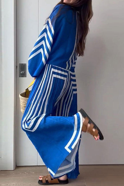 Iselien | Zestaw spodni wakacyjnych z oversize'owym nadrukiem