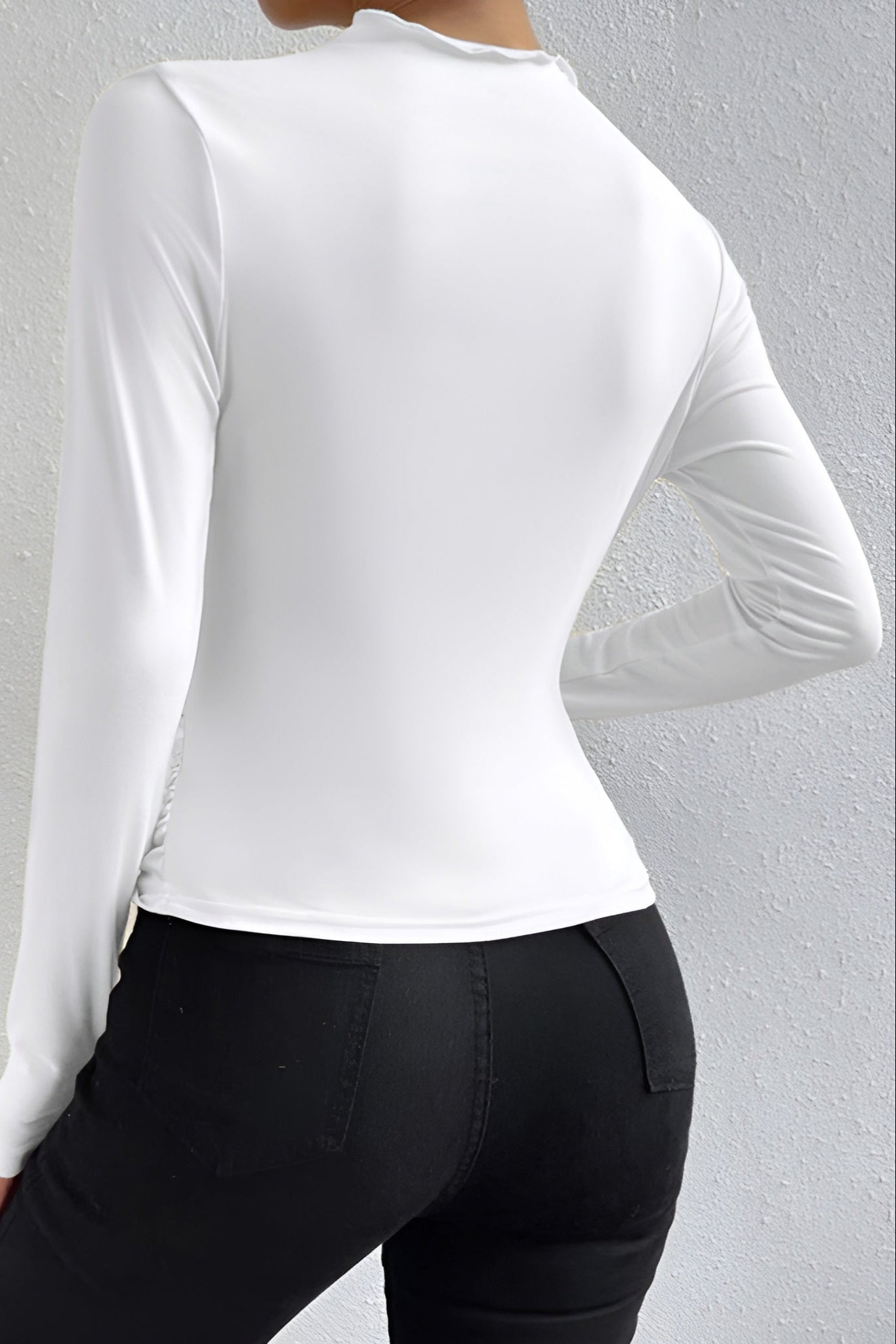 Ariadne | Koszula z długim rękawem z marszczeniem