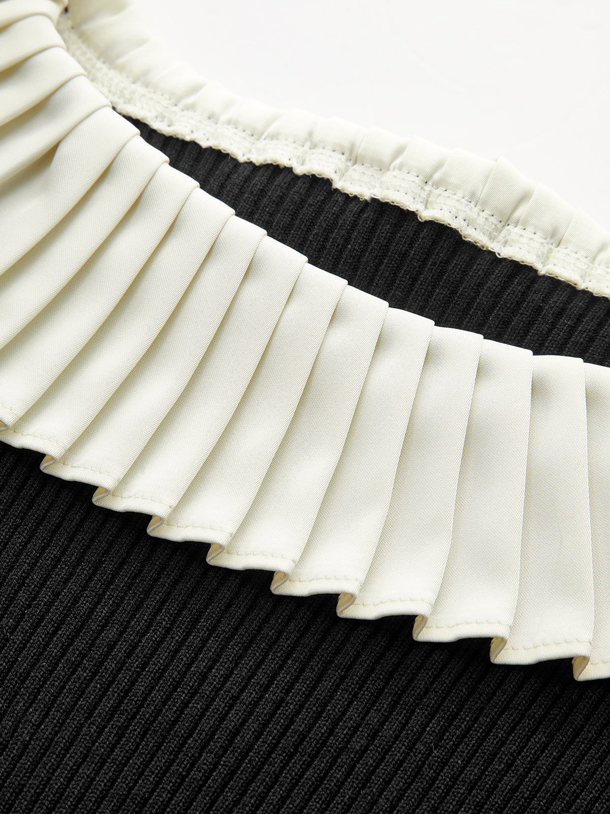 Illvienne | Bluzka pleciona w kolorze blokowym