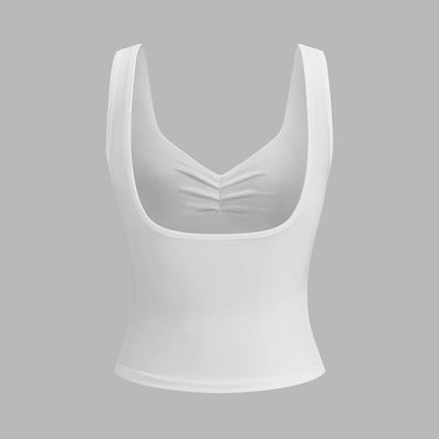 Maelle | Podstawowy Gładki Top na Ramiączkach