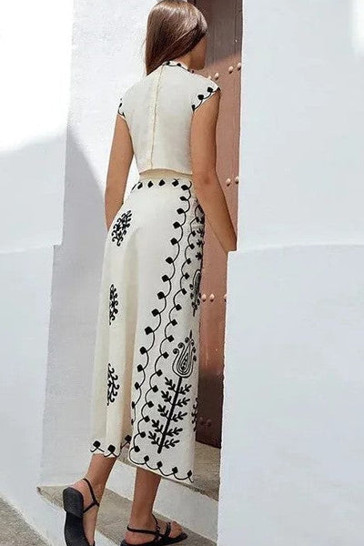 Camilla | Zestaw topu i spódnicy