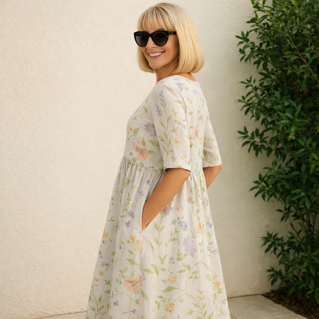Lily | Midi Dress - Effortless Comfort