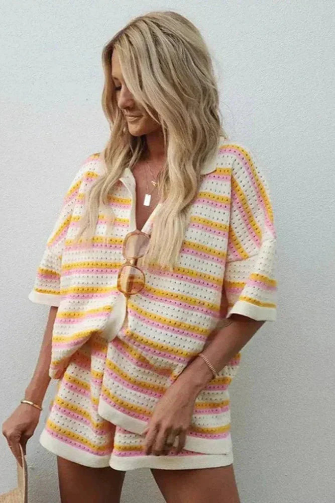 Nyomi |  Wielokolorowy zestaw dzianinowy