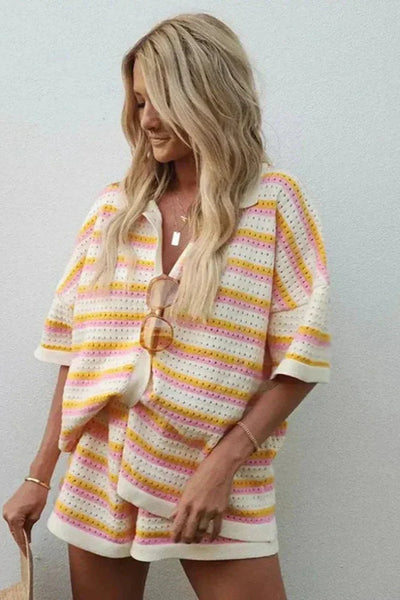 Nyomi |  Wielokolorowy zestaw dzianinowy