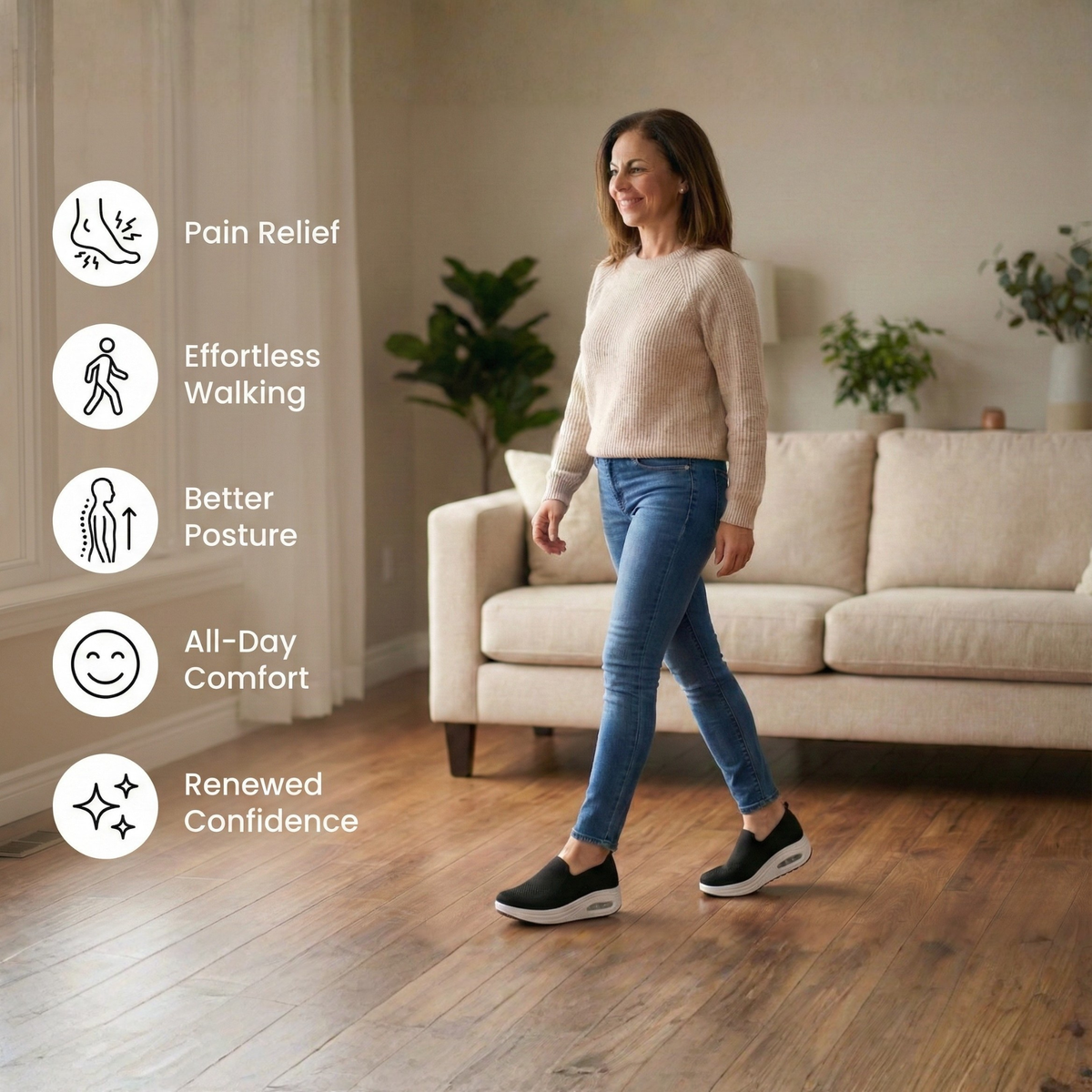 Orthopedic Sneakers, Feel Instant Relief and Lasting Comfort