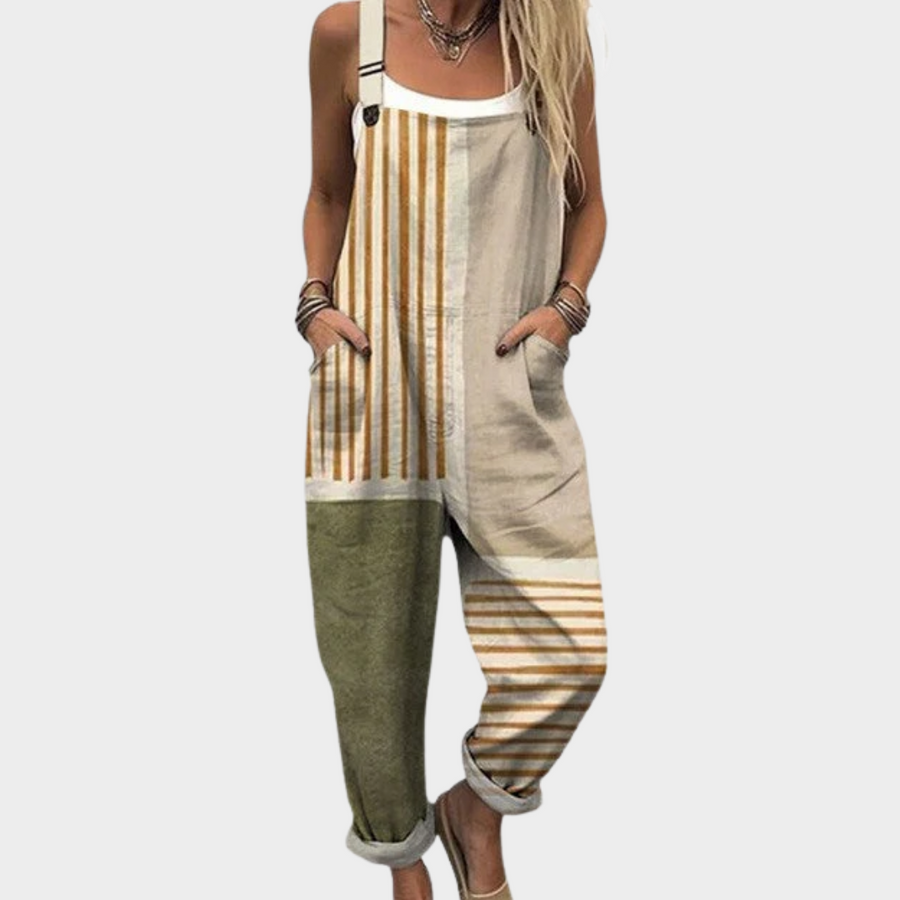 Tatum - Comfortable Printed Overalls