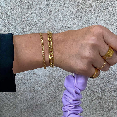 Gigi Bransoletka – 18K Złocona, 7 mm