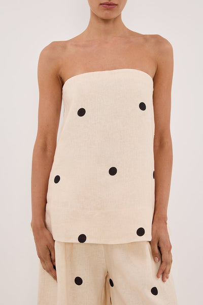 Myrisse | Zestaw spodni w kropki