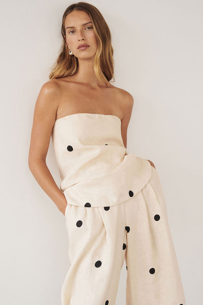 Myrisse | Zestaw spodni w kropki