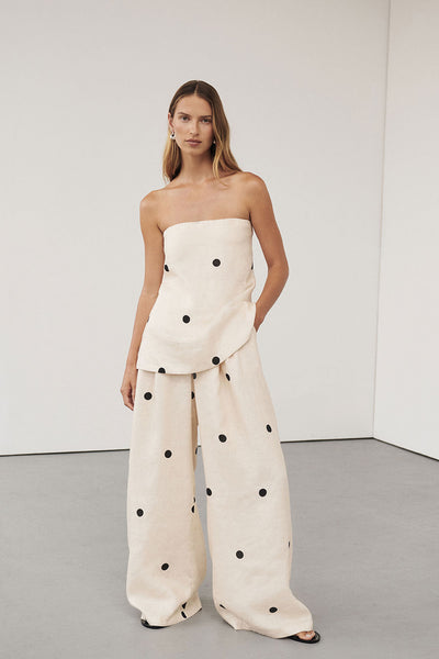 Myrisse | Zestaw spodni w kropki