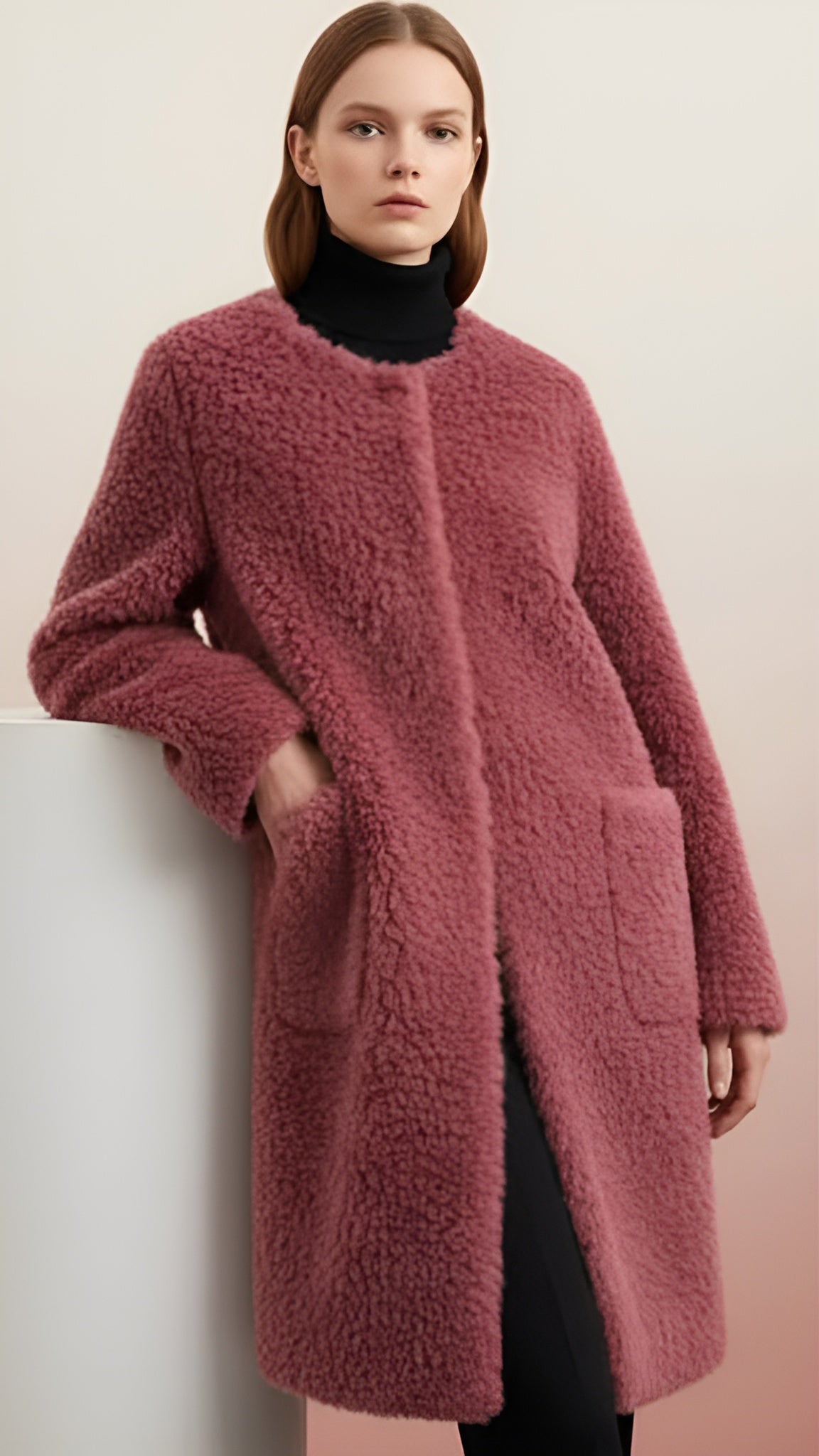 Cecylia | Płaszcz Teddy Lena & Mila Medolce