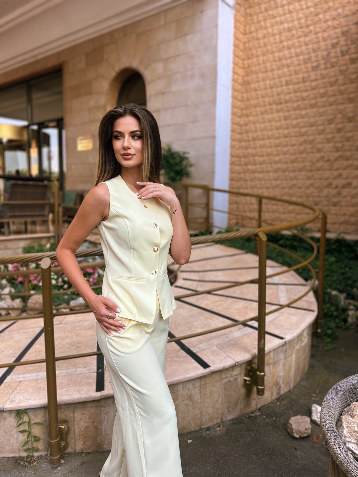 Liana | Elegancki Zestaw Damski – Dopasowany Garnitur Dwuczęściowy