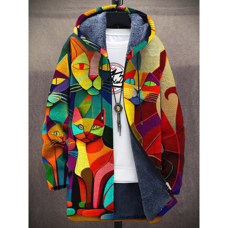 Elandra™ - Luxurious Artistic-Inspired Zip-Up Hoodie