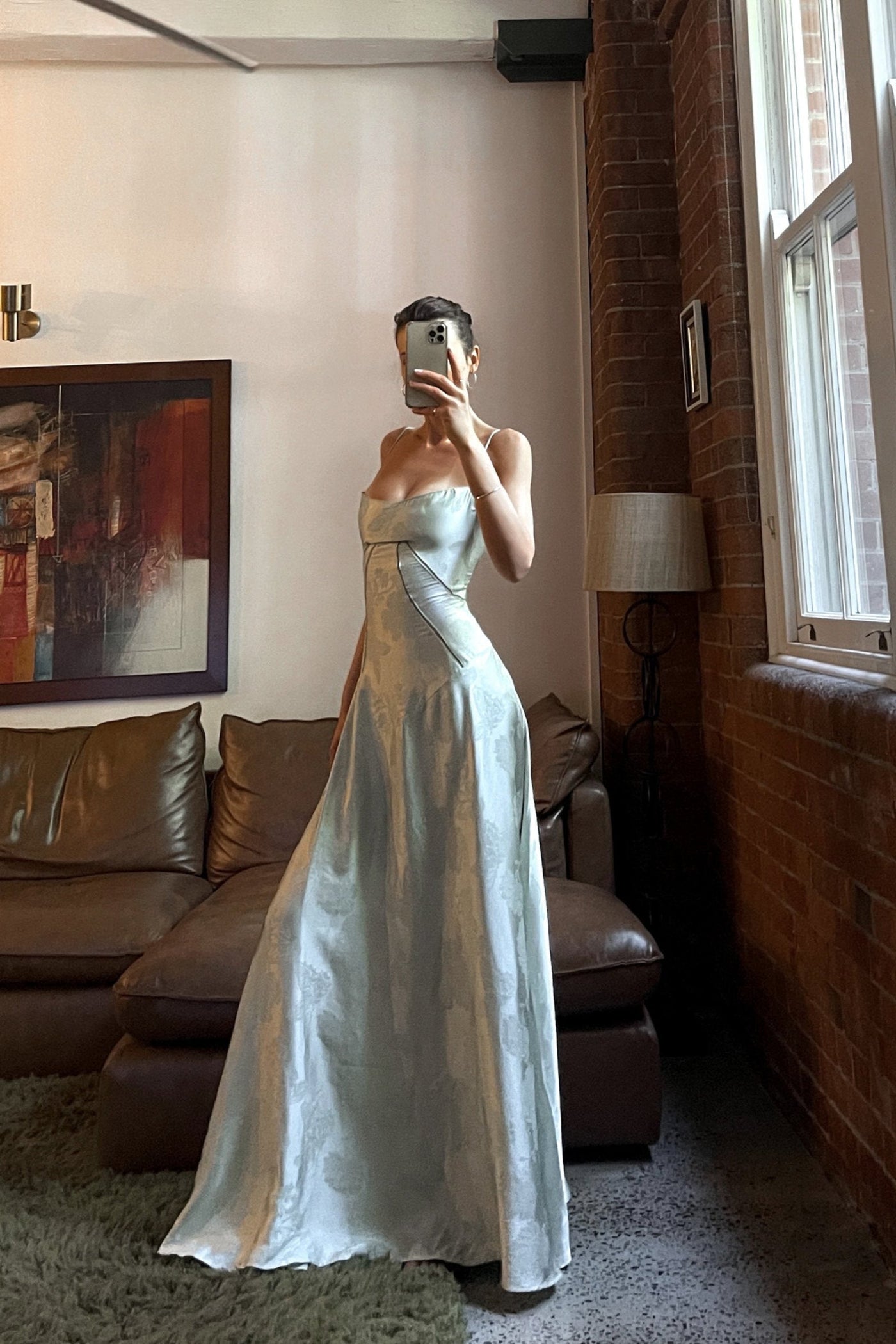 Nova | Sukienka Maxi Pistacjowa