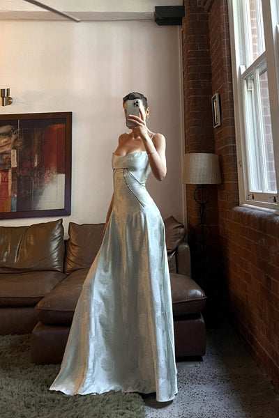 Nova | Sukienka Maxi Pistacjowa