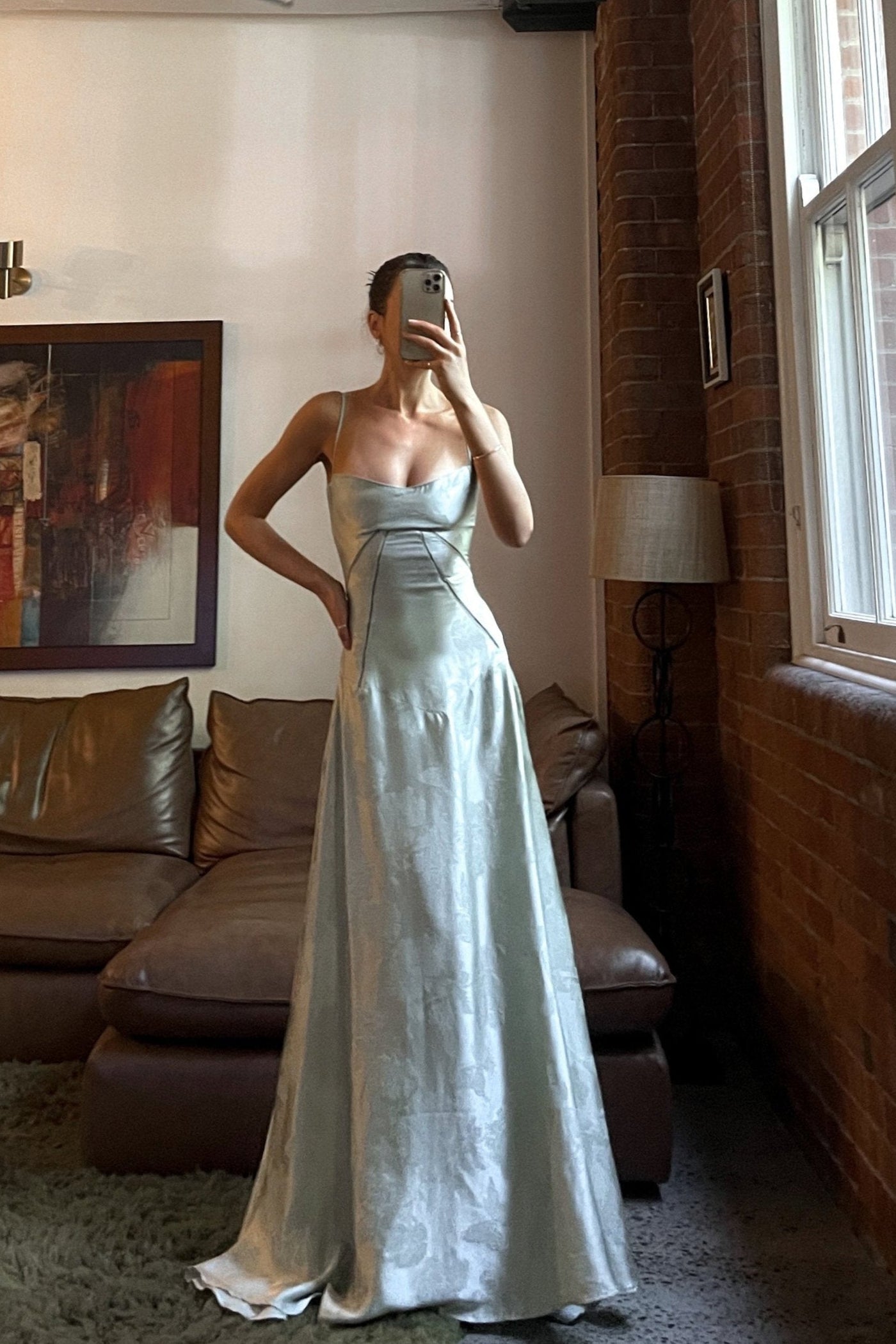 Nova | Sukienka Maxi Pistacjowa