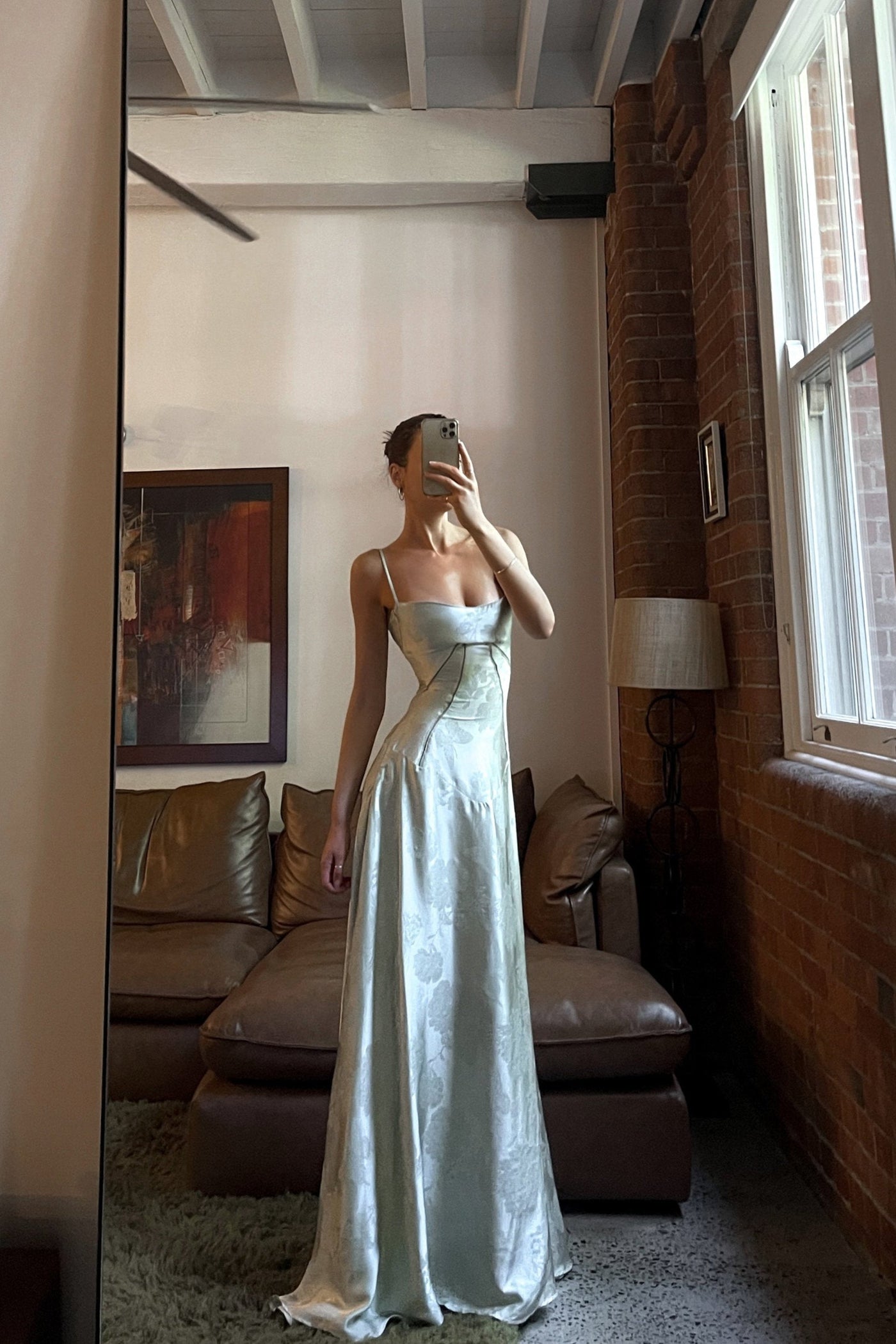 Nova | Sukienka Maxi Pistacjowa