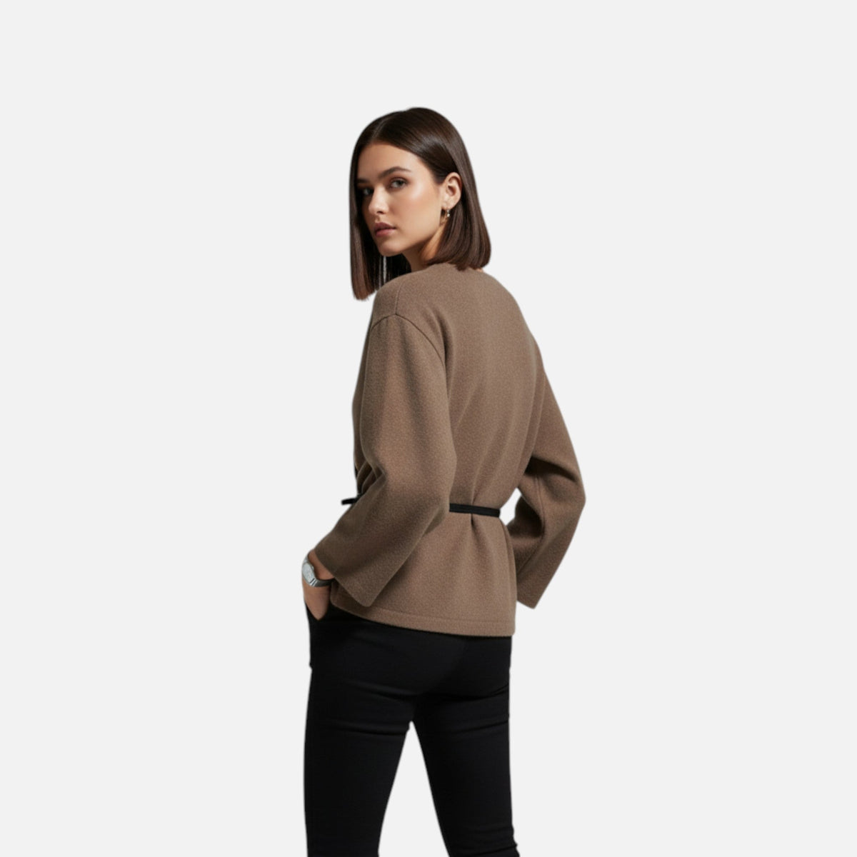 Maison Dresson | Women's Elegant Wrap Sweater