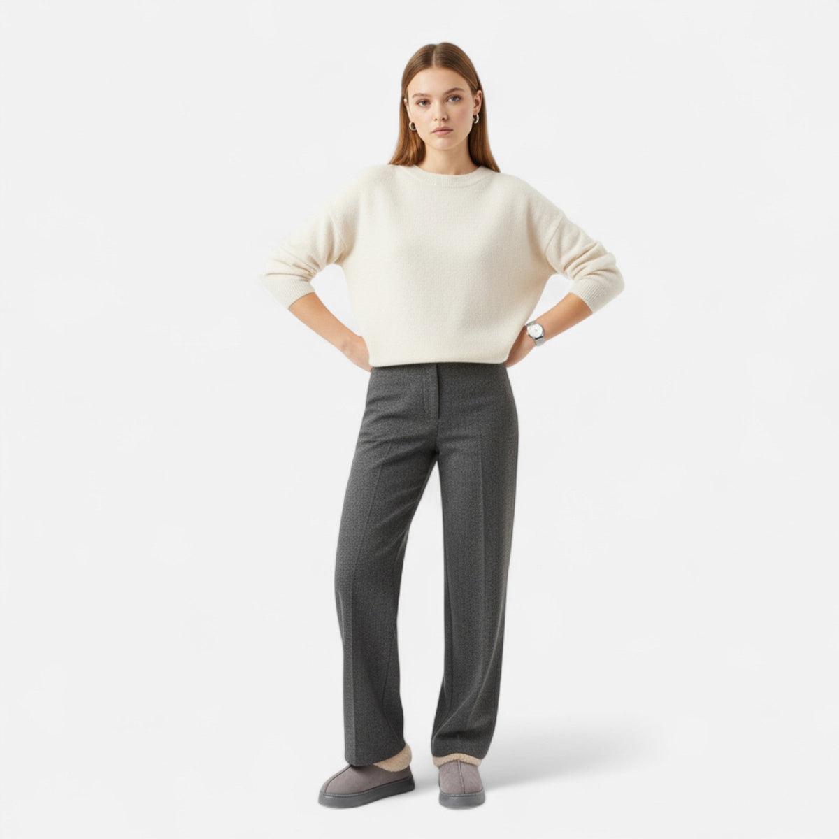 Roselains | Women’s Faux Fur Winter Slippers