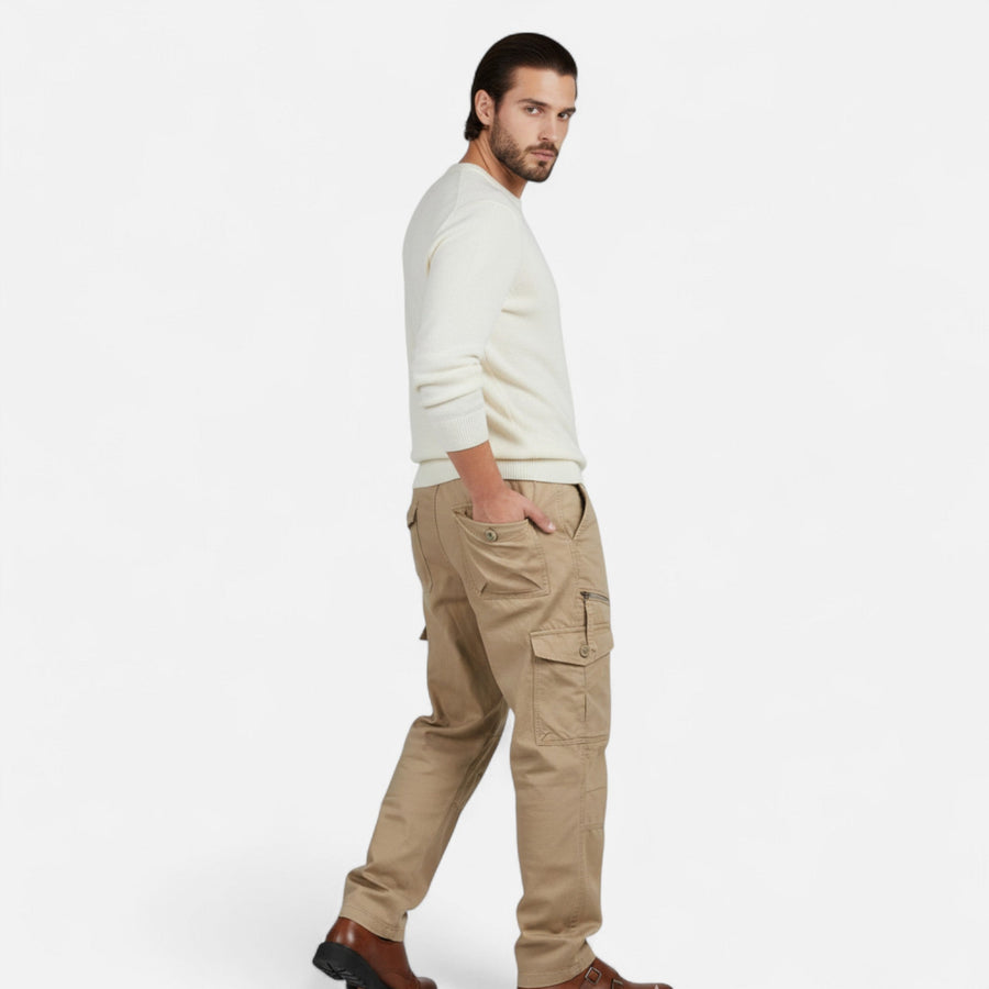 Roselains | Men’s Cargo Trousers – Autumn Military Cotton Style